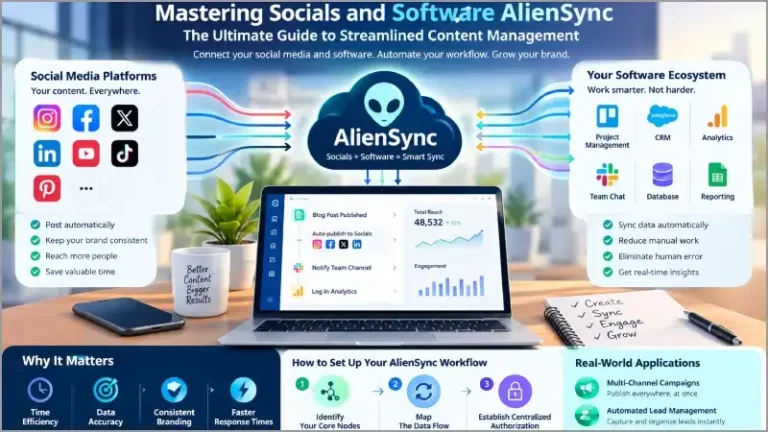 socials and software aliensync